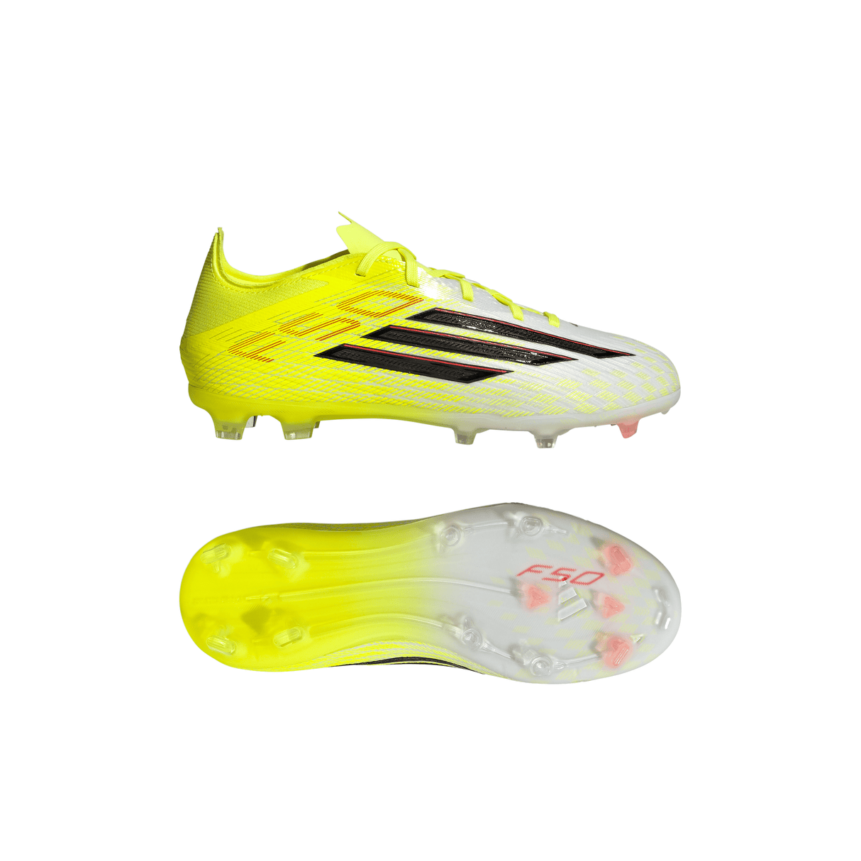 adidas F50 Elite FG Firm Ground Youth Soccer Cleats - Yellow/Black/Red