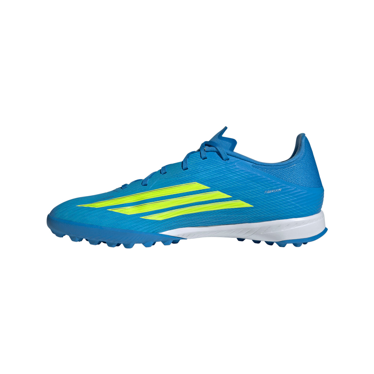 adidas F50 League TF Turf Men's Soccer Cleats - Blue/Yellow/Aqua