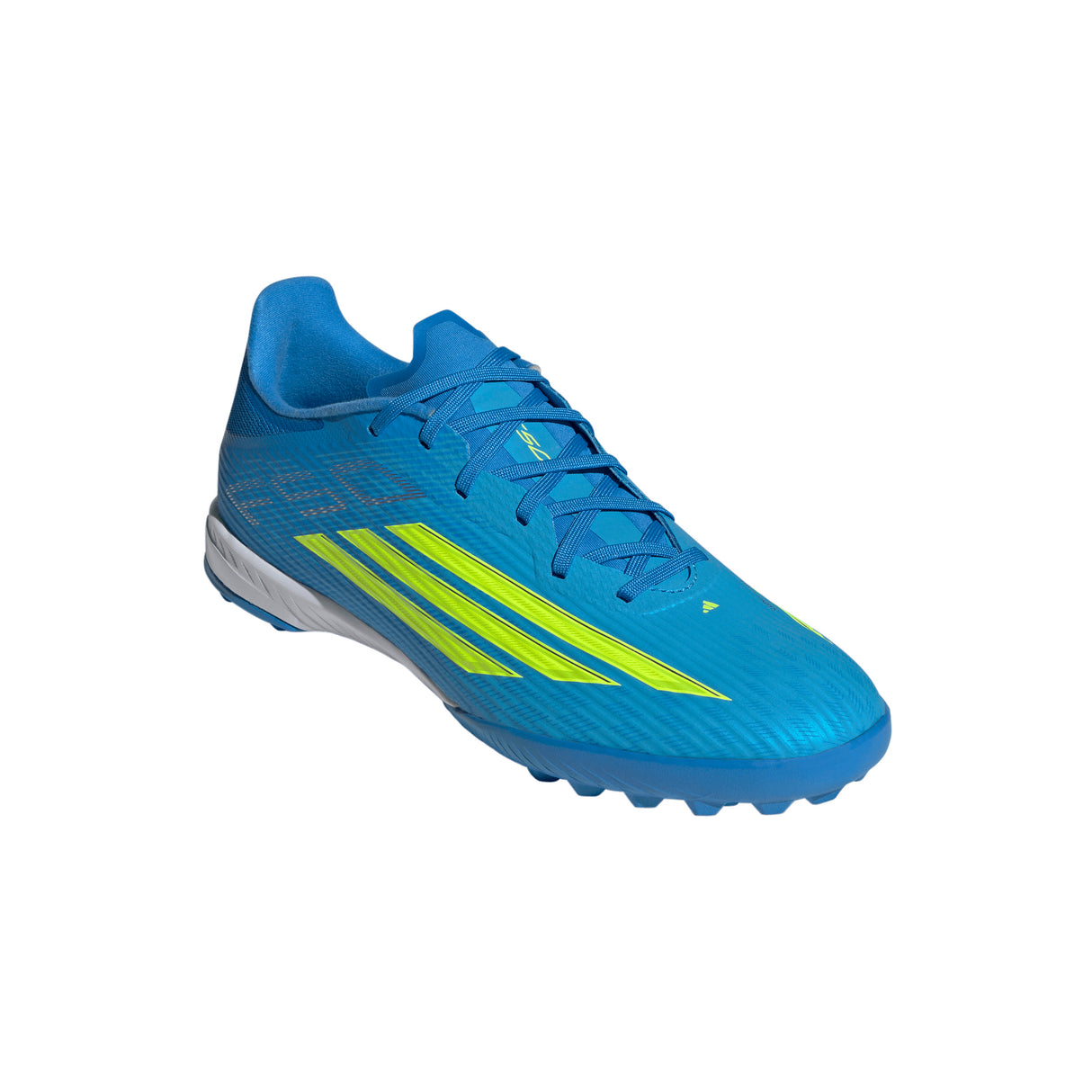 adidas F50 League TF Turf Men's Soccer Cleats - Blue/Yellow/Aqua