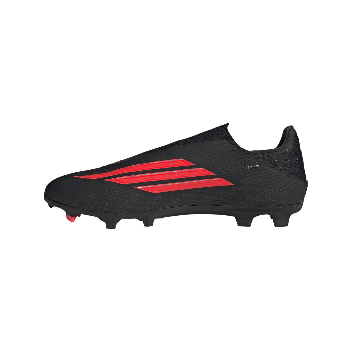 Tacos de fútbol para hombre adidas F50 League sin cordones FG/MG para terreno firme / múltiples superficies - Negro/Rojo
