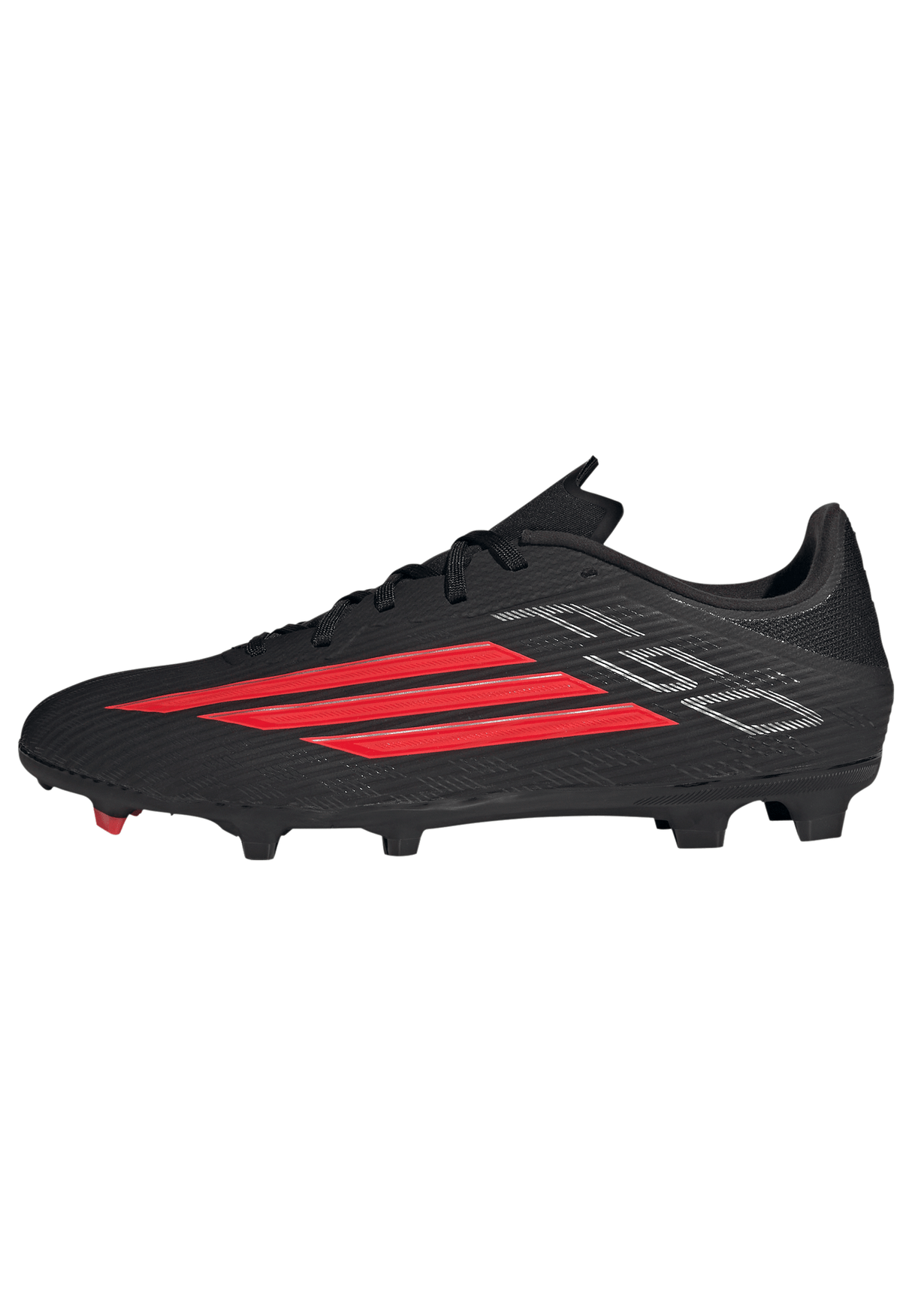 Botines de fútbol adidas F50 League FG/MG para terreno firme/múltiple para hombre - Negro/Rojo