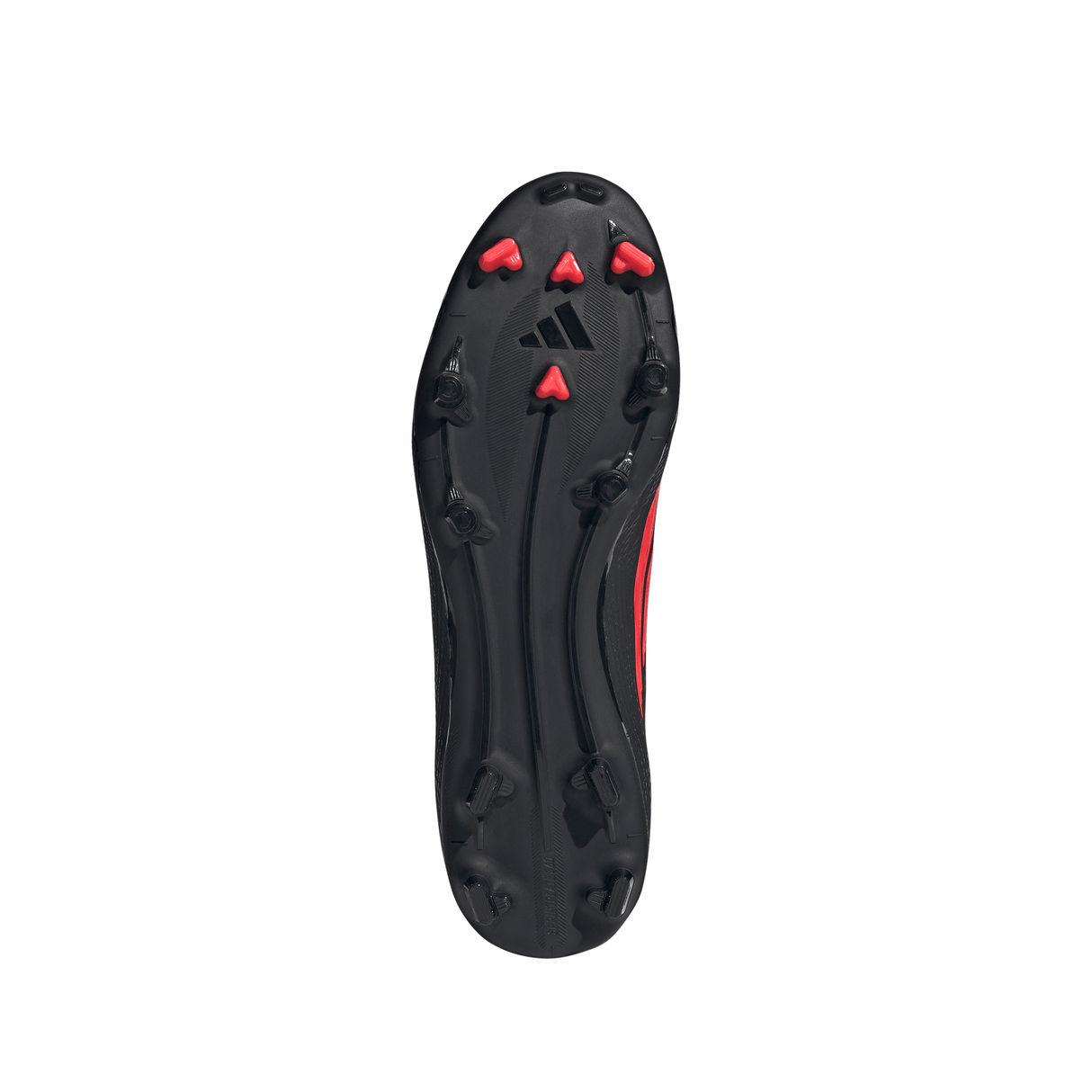 adidas F50 League Mid Cut FG/MG Tacos de fútbol para hombre (terreno firme/multiterreno) - Negro/