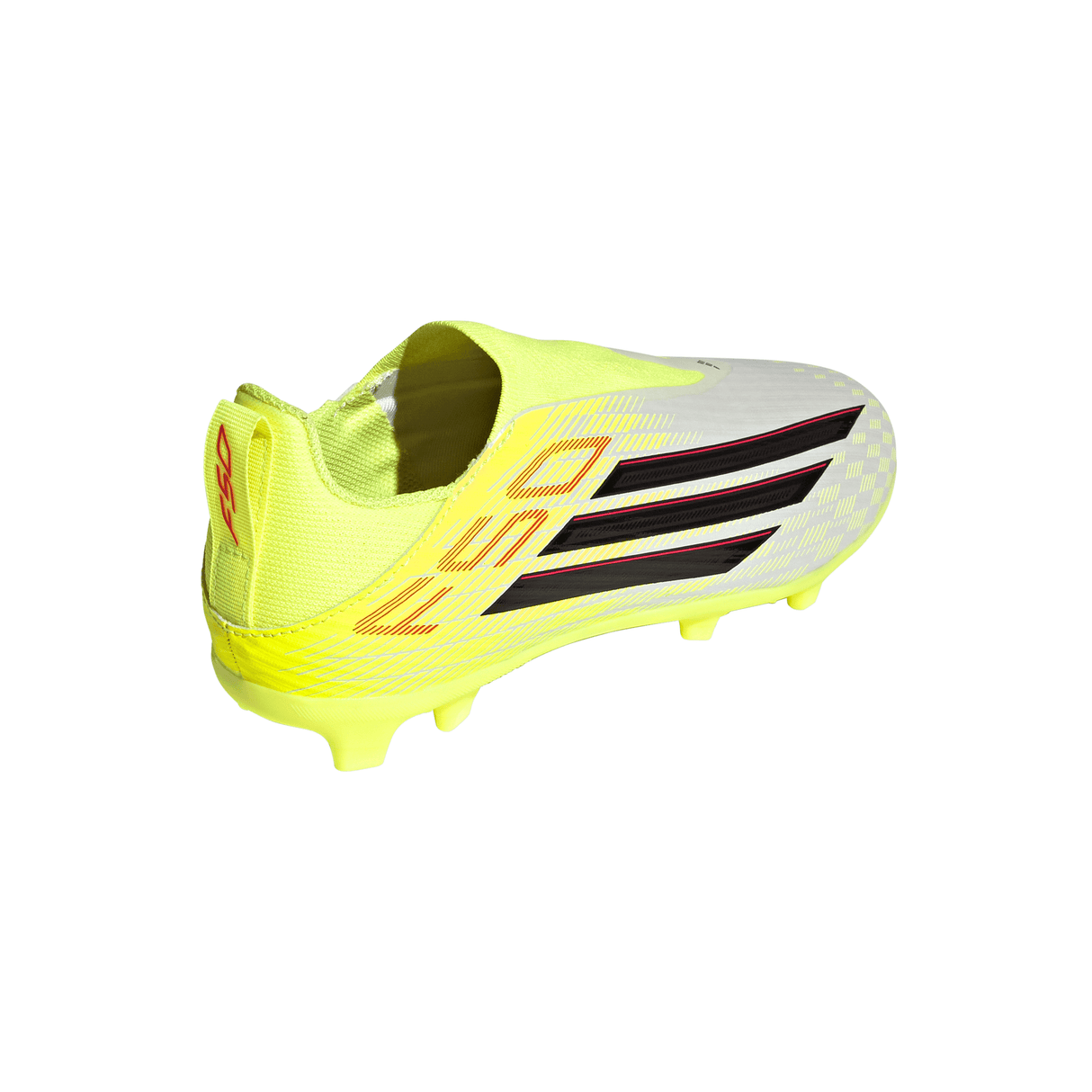 adidas F50 League Laceless FG/MG Firm Ground/Multi Ground Youth Soccer Cleats - Yellow/Black/Red