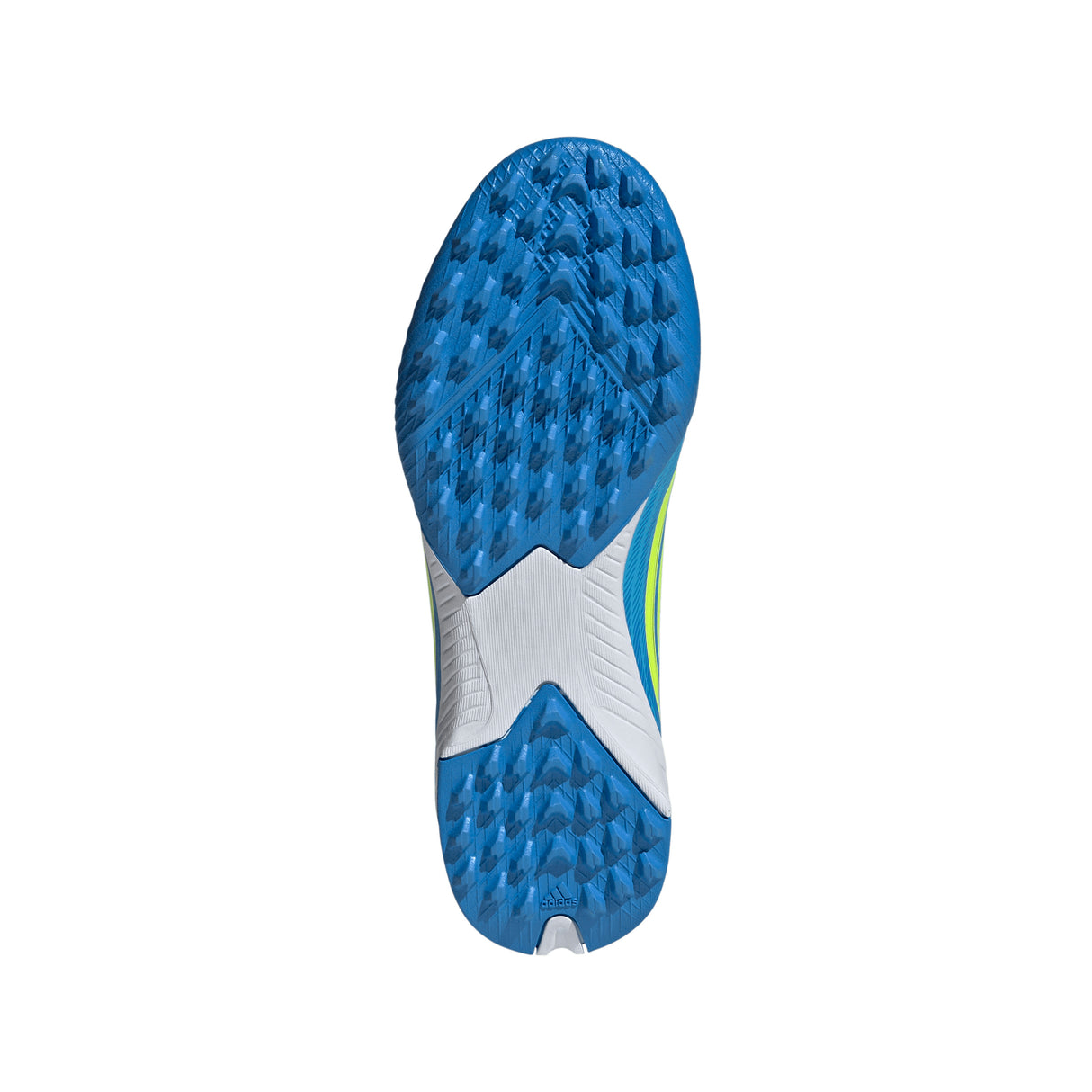 adidas F50 League TF Zapatillas de Fútbol Césped Artificial Niño - Azul/Amarillo/Aqua