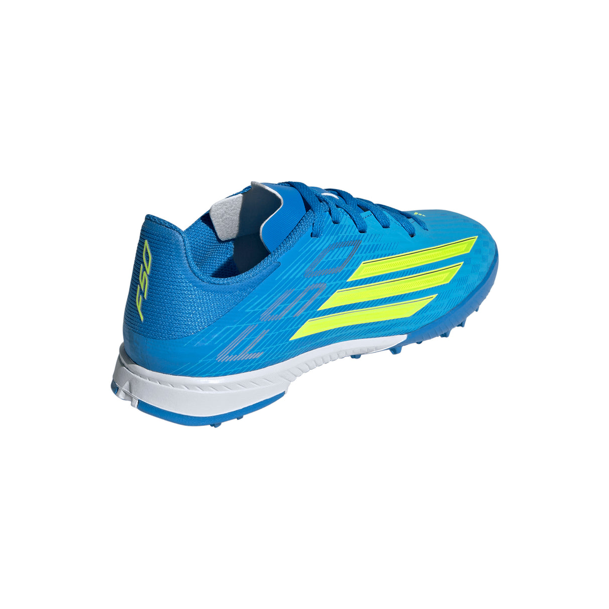 adidas F50 League TF Zapatillas de Fútbol Césped Artificial Niño - Azul/Amarillo/Aqua