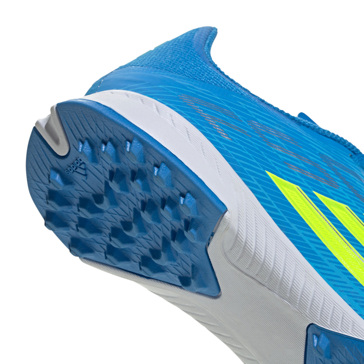 adidas F50 League TF Zapatillas de Fútbol Césped Artificial Niño - Azul/Amarillo/Aqua