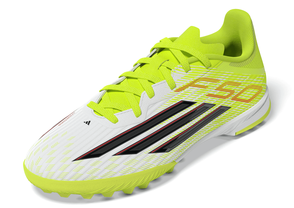 adidas F50 League TF Turf Youth Soccer Cleats - Yellow/Black/Red