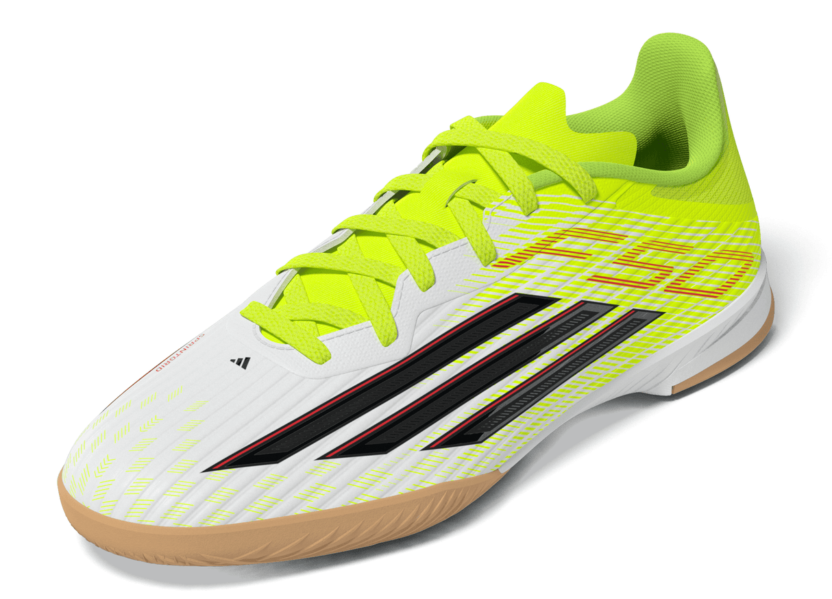 adidas F50 League IN Indoor Youth Soccer Shoes - Yellow/Black/Red