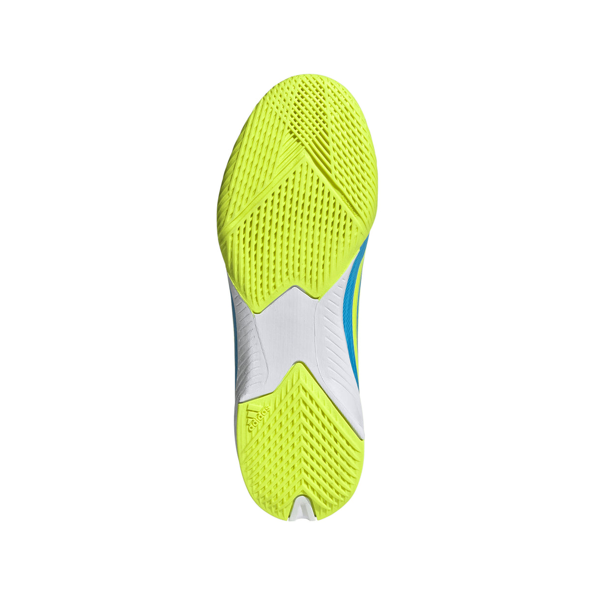 adidas F50 League IN Indoor Youth Soccer Shoes - Blue/Yellow/Aqua
