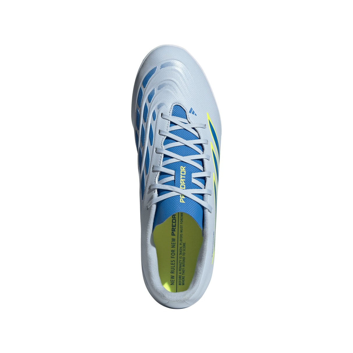 Tacos de fútbol para hombre adidas Predator Club TF Turf - Celeste/Azul/Amarillo