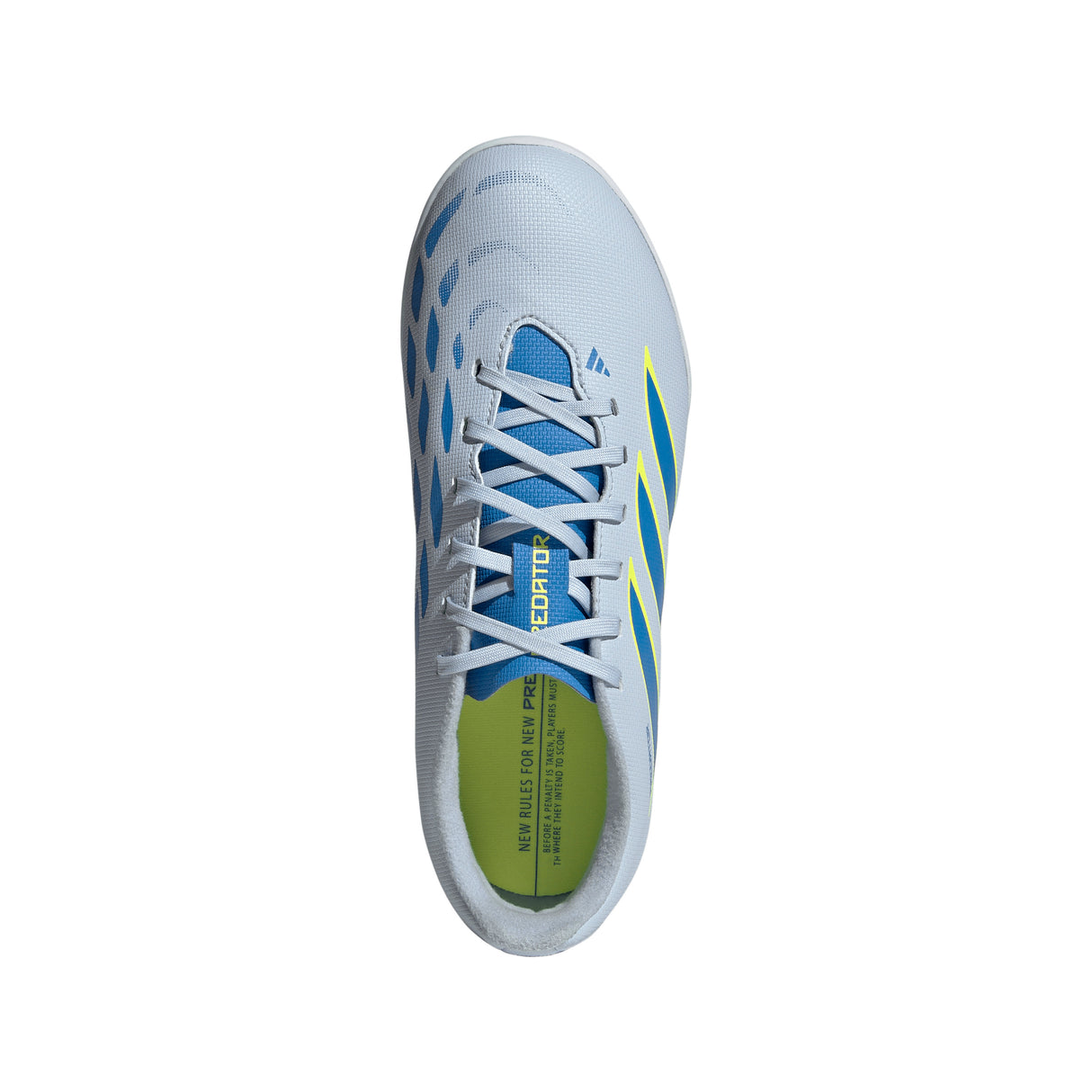 adidas Predator Club TF Turf Youth Soccer Cleats - Sky/Blue/Yellow