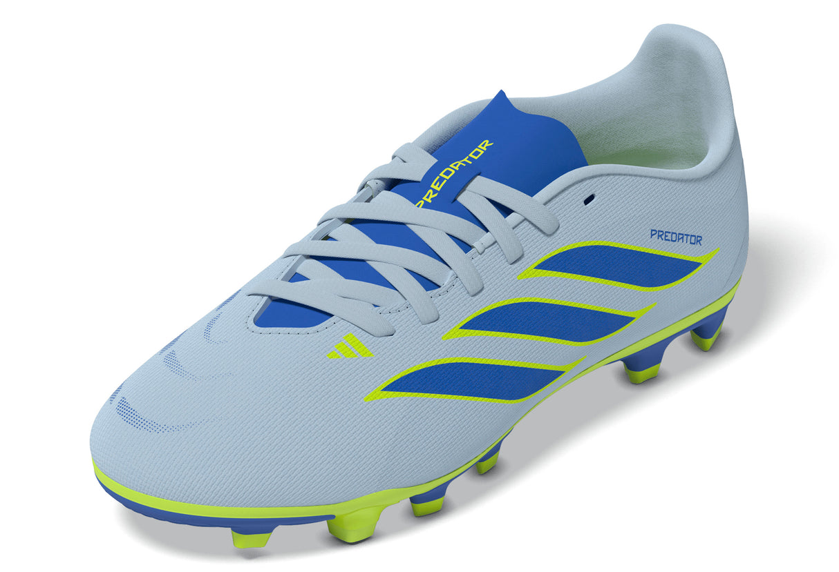 adidas Predator Club FG/MG Firm Ground/Multi Ground Youth Soccer Cleats - Sky/Blue/Yellow