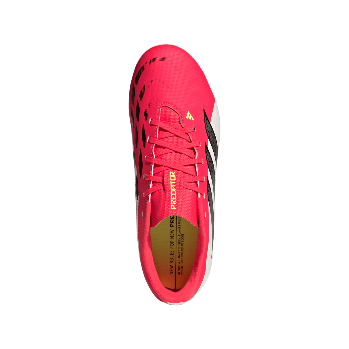 adidas Predator Club FG/MG Firm Ground/Multi Ground Youth Soccer Cleats - Red/Black/White