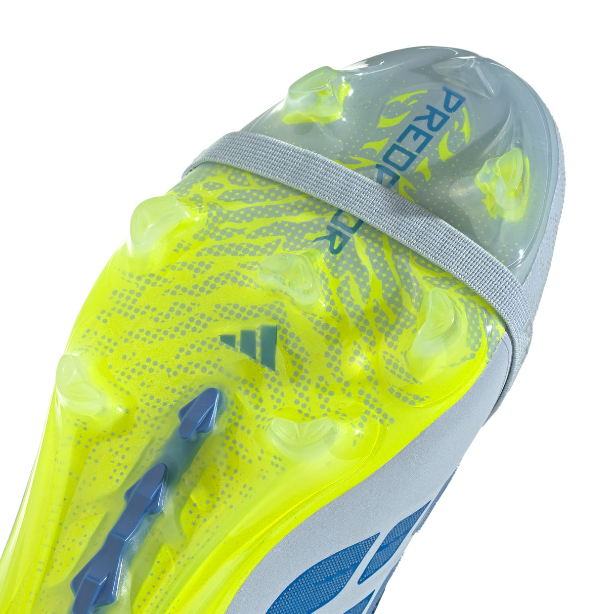 adidas Predator Elite Fold-Over Tongue FG Firm Ground Men's Soccer Cleats -Sky/Blue/Yellow
