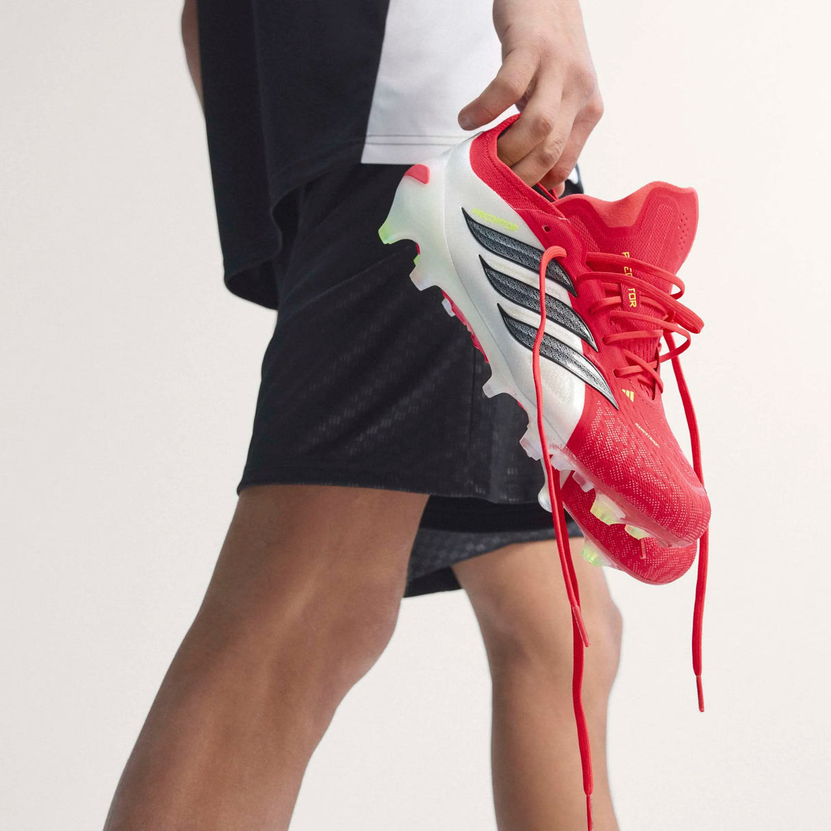 adidas Predator Elite FG Firm Ground Men's Soccer Cleats - Lucid Red/Black/White