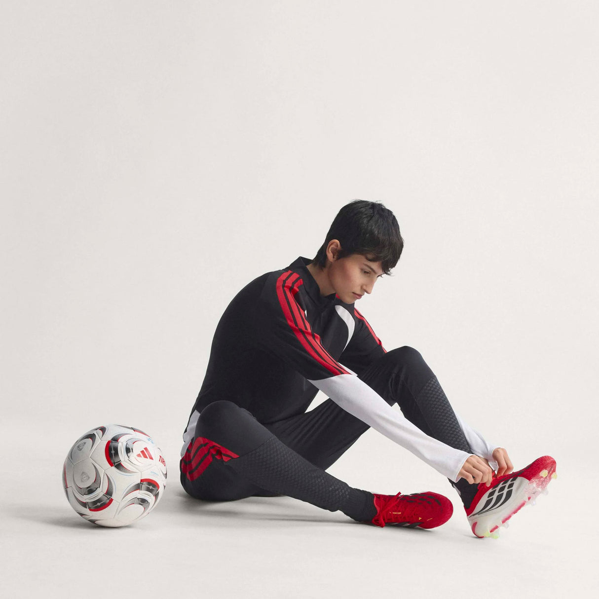 adidas Predator Elite FG Firm Ground Men's Soccer Cleats - Lucid Red/Black/White