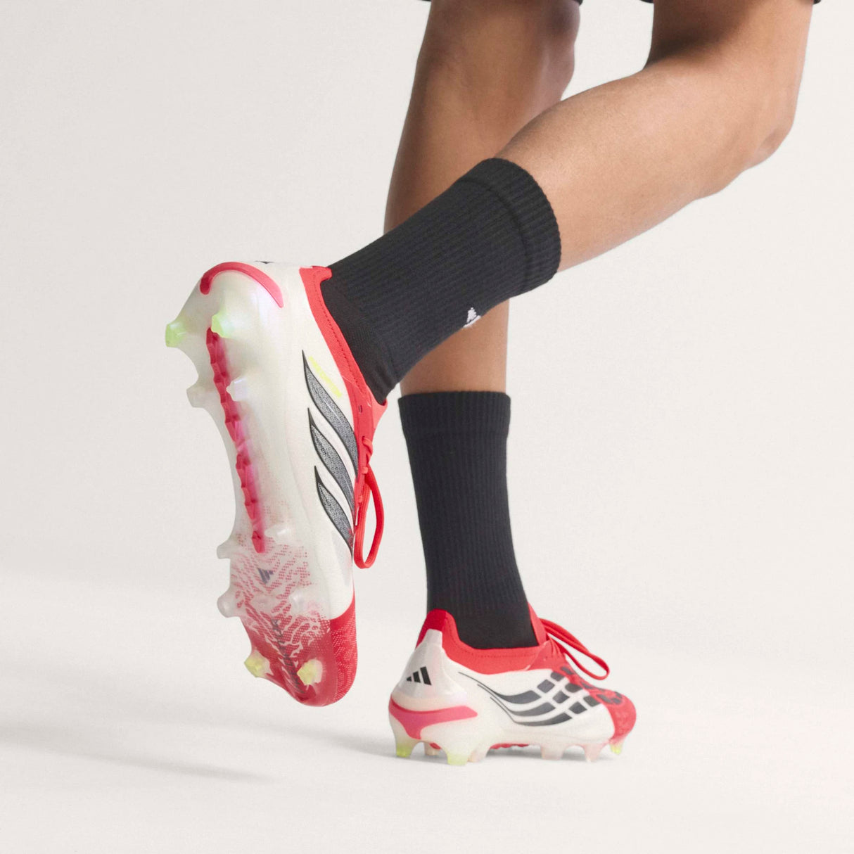 adidas Predator Elite FG Firm Ground Men's Soccer Cleats - Lucid Red/Black/White