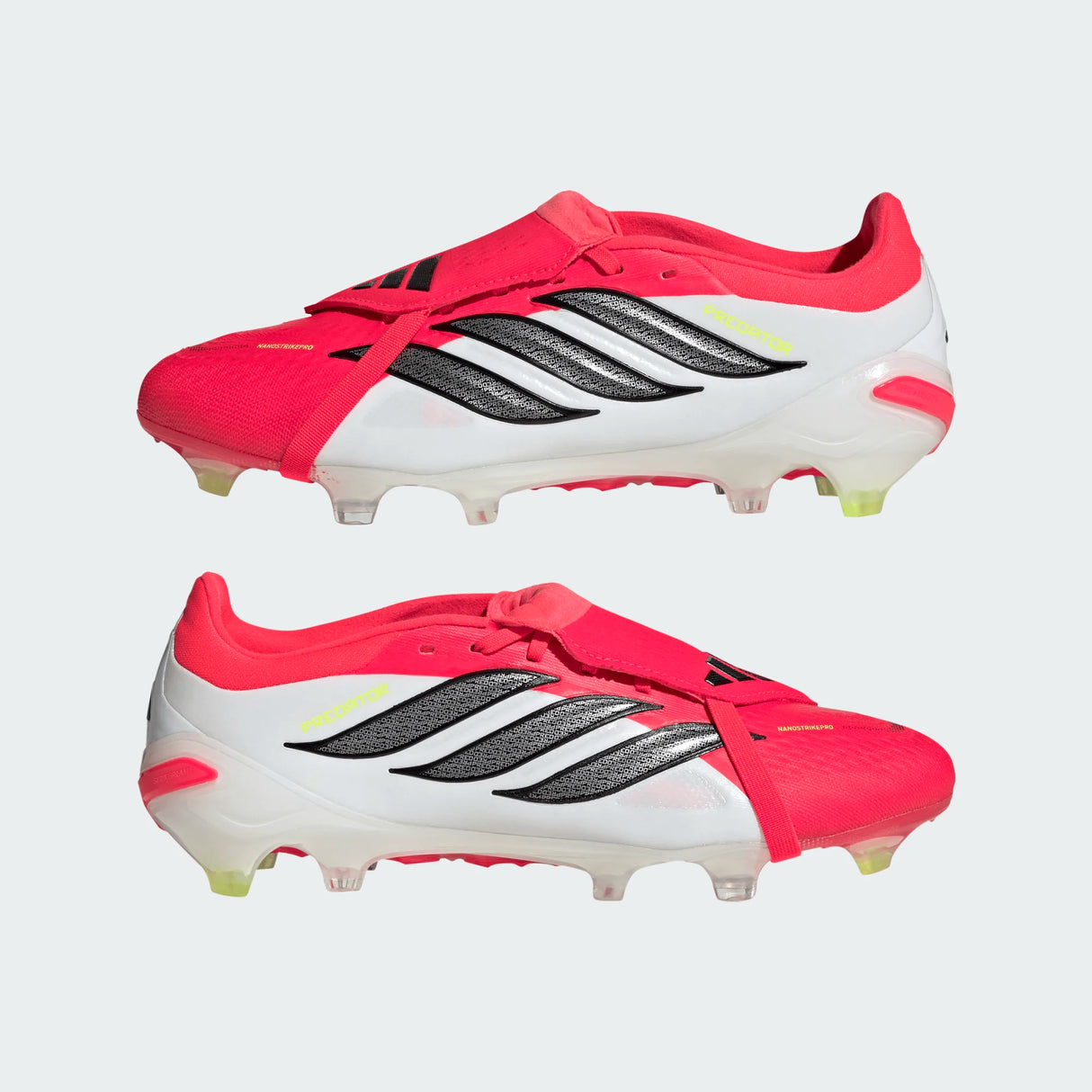 adidas Predator Pro Fold-Over Tongue FG Firm Ground Men's Soccer Cleats - Lucid Red/Black/White