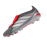adidas Predator Elite Fold-Over Tongue AG Men's Soccer Cleats - Grey/Red
