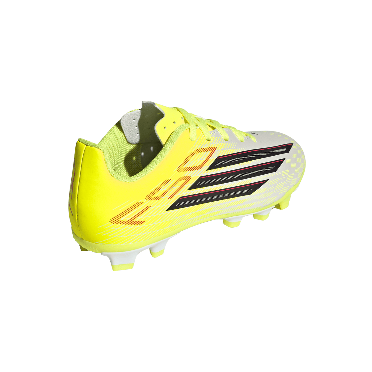 adidas F50 Club FG/MG Firm Ground/Multi Ground Youth Soccer Cleats - Yellow/Black/Red