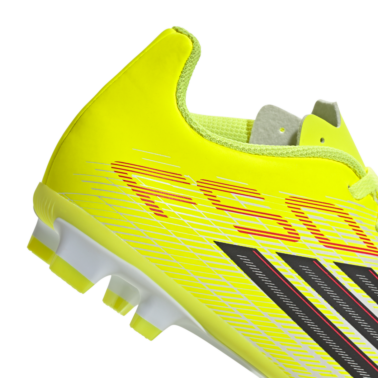 adidas F50 Club FG/MG Firm Ground/Multi Ground Youth Soccer Cleats - Yellow/Black/Red