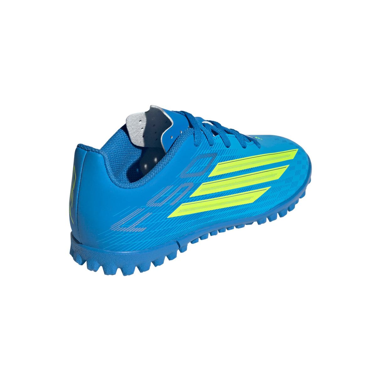Zapatillas de fútbol adidas F50 Club TF para césped artificial - Azul/Amarillo/Aqua
