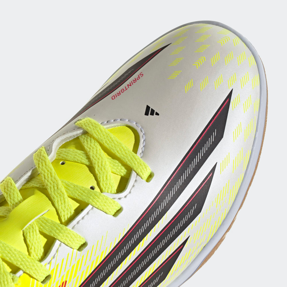 adidas F50 Club IN Indoor Youth Soccer Shoes - Solar Yellow/Black/Lucid Red