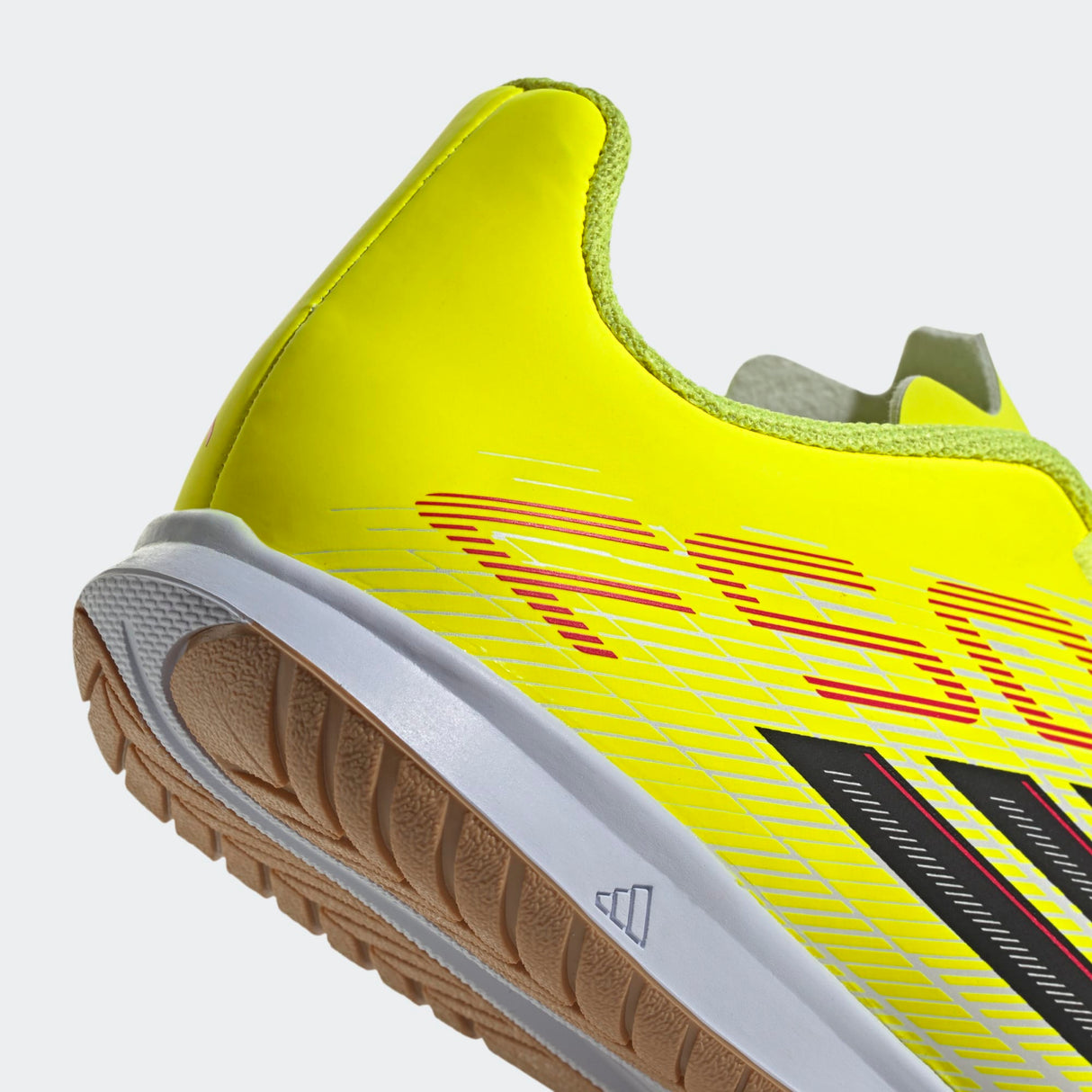 adidas F50 Club IN Indoor Youth Soccer Shoes - Solar Yellow/Black/Lucid Red