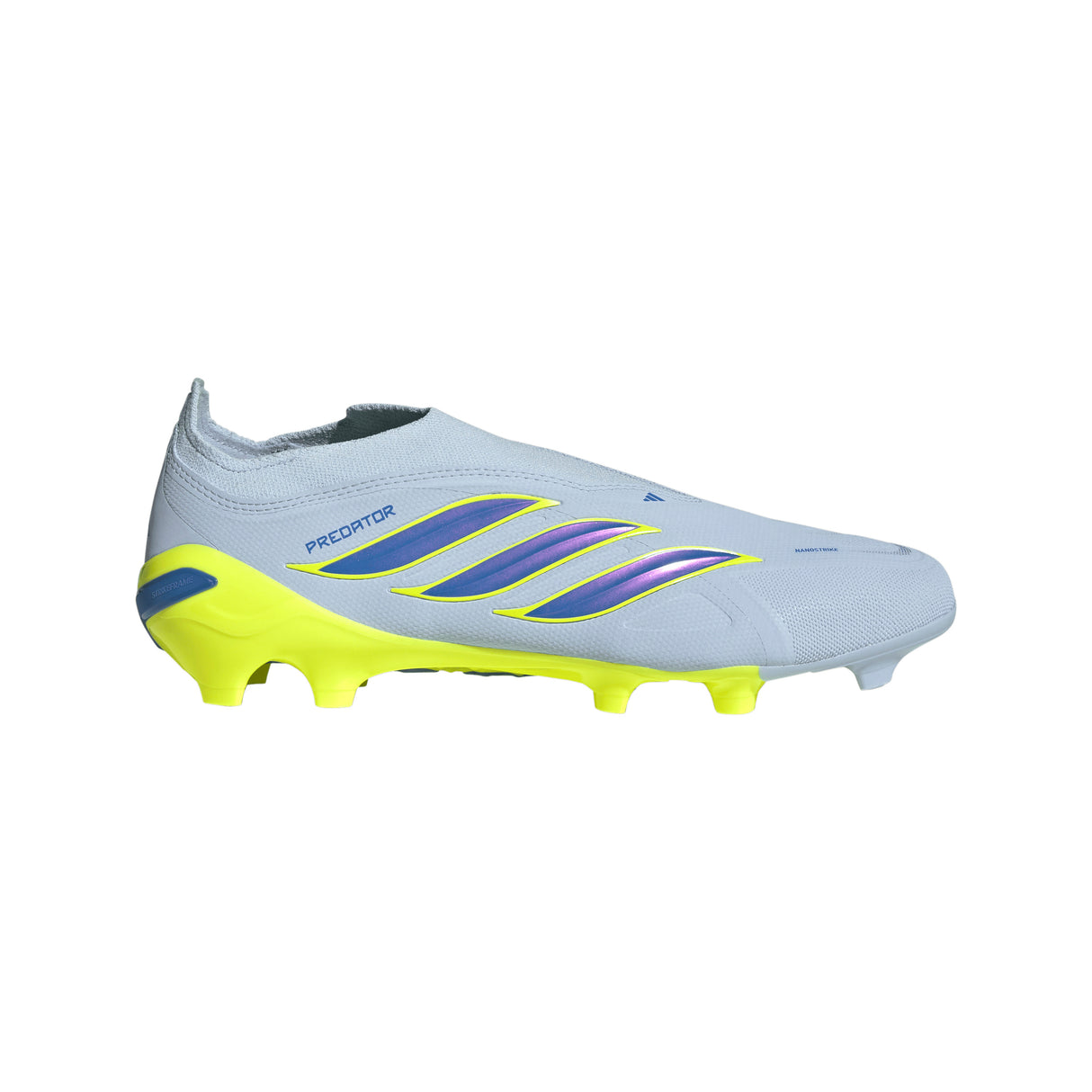 adidas Predator League Laceless FG Firm Ground Men's Soccer Cleats -Sky/Blue/Yellow