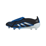 adidas Predator League JB Fold-Over Tongue FG/MG Men's Soccer Cleats - Black/White/Blue