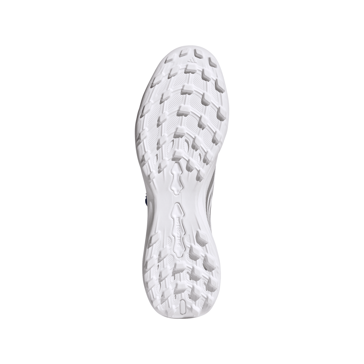 adidas Predator League Fold-Over Tongue TF Turf Men's Soccer Cleats - White/Zero Metallic/Blue