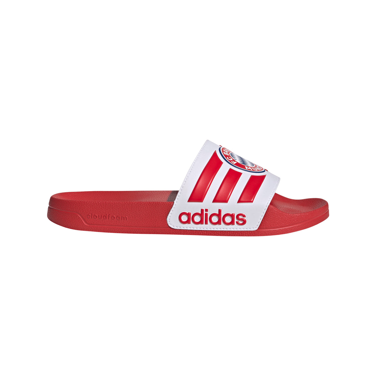 Chanclas de fútbol Adilette Shower adidas FC Bayern Munich - Rojo/Blanco