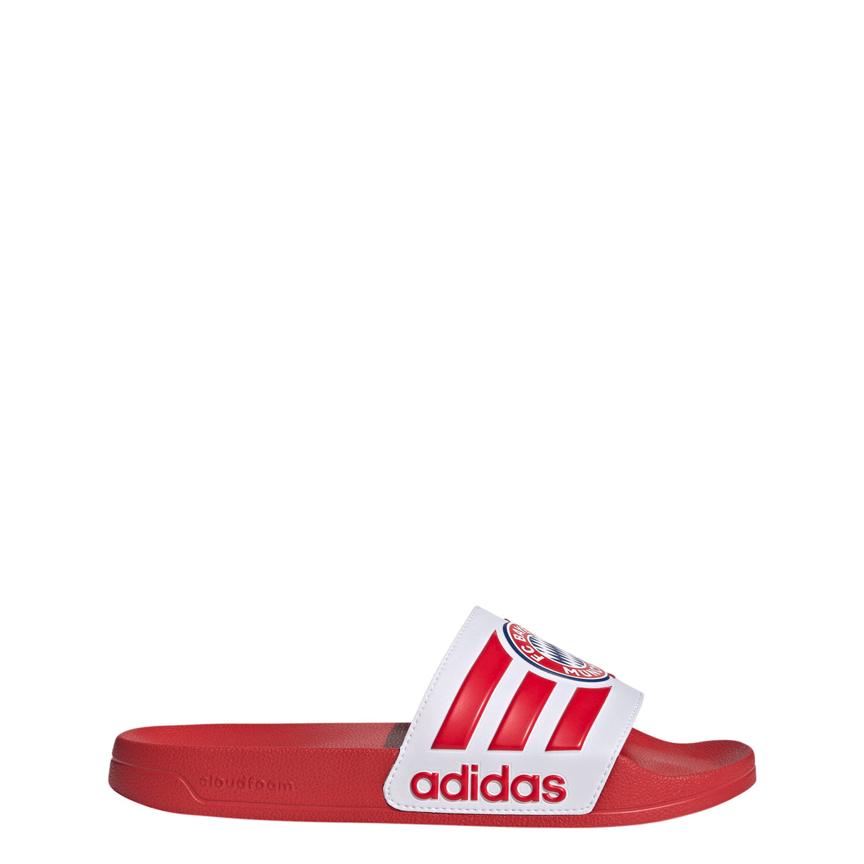 Chanclas de fútbol Adilette Shower adidas FC Bayern Munich - Rojo/Blanco