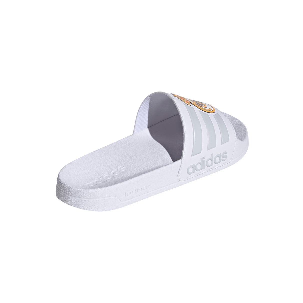 adidas Real Madrid Adilette Shower Soccer Slides - White