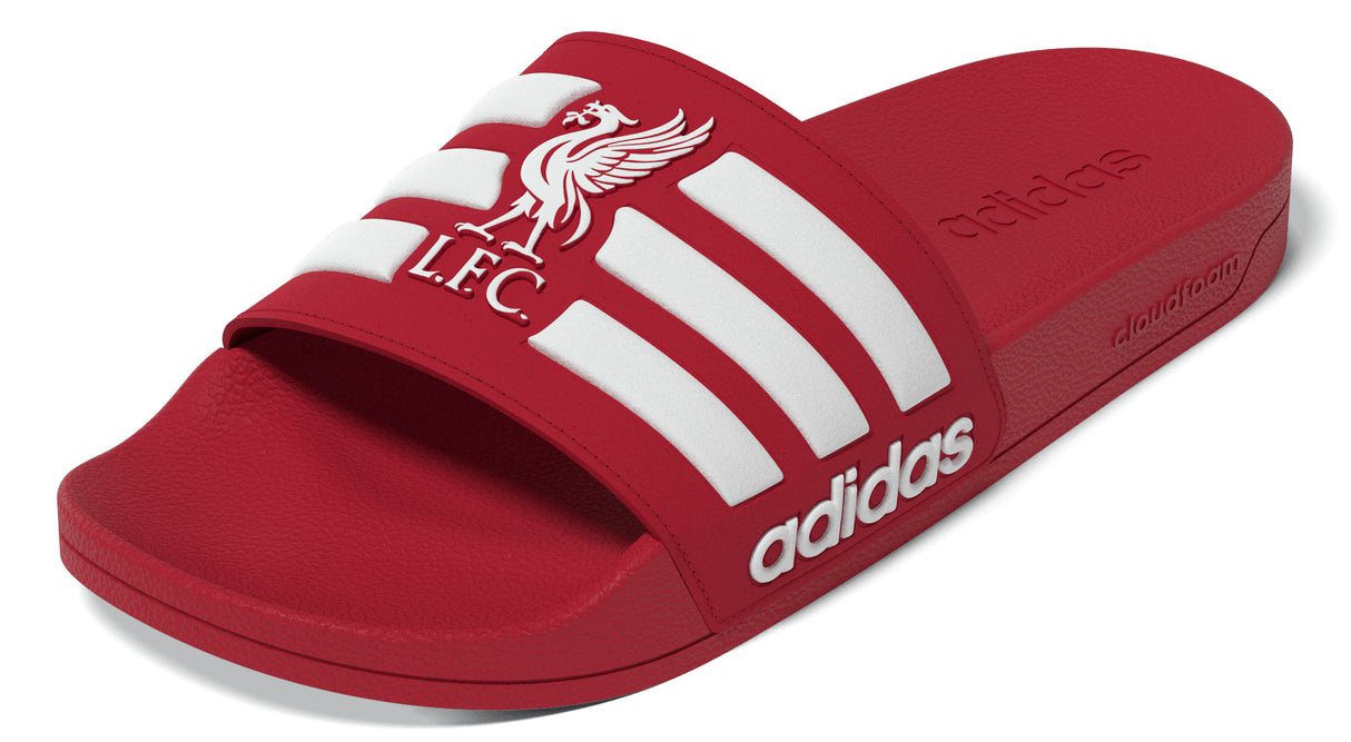 adidas Liverpool Adilette Shower Soccer Slides - Red/White