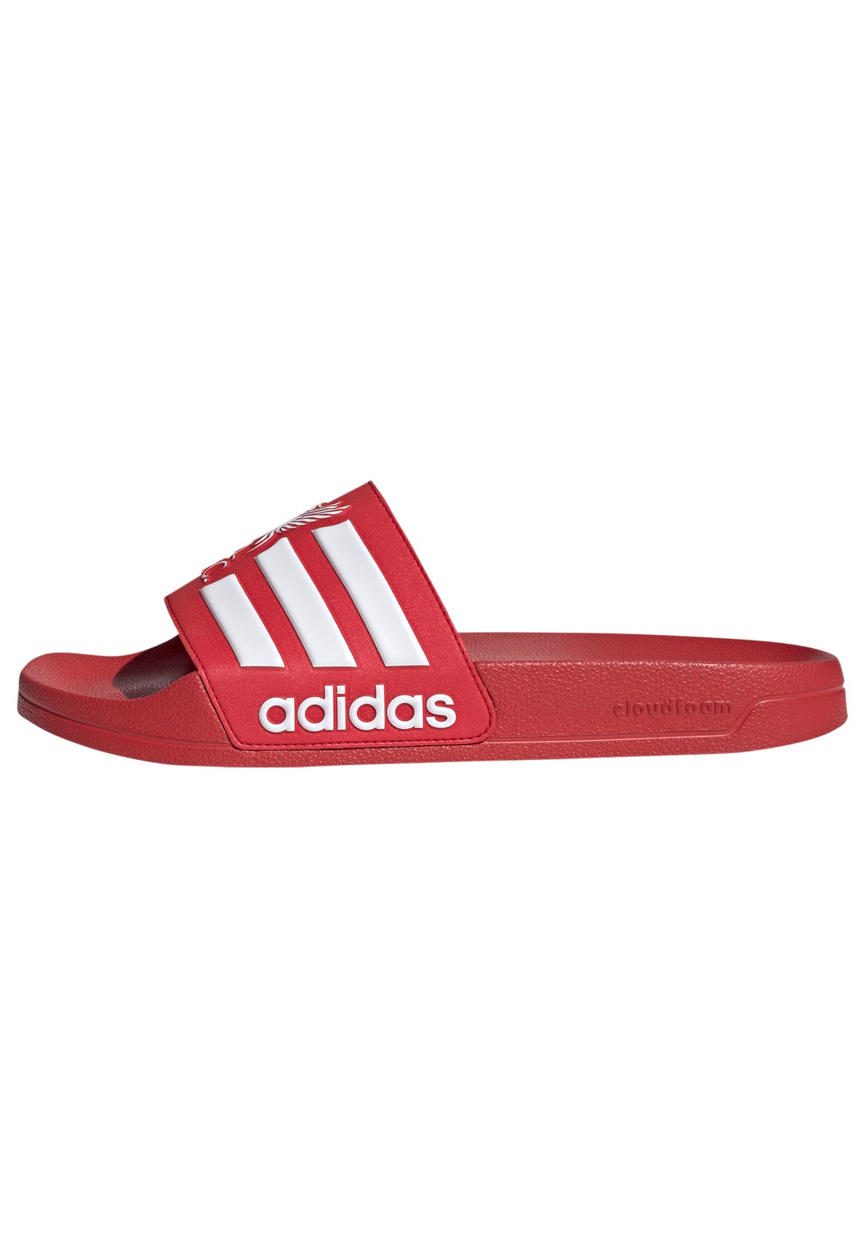 adidas Liverpool Adilette Shower Soccer Slides - Red/White