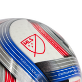 adidas 2026 MLS Competition NFHS Soccer Ball - White/Royal Blue/Red/Silver