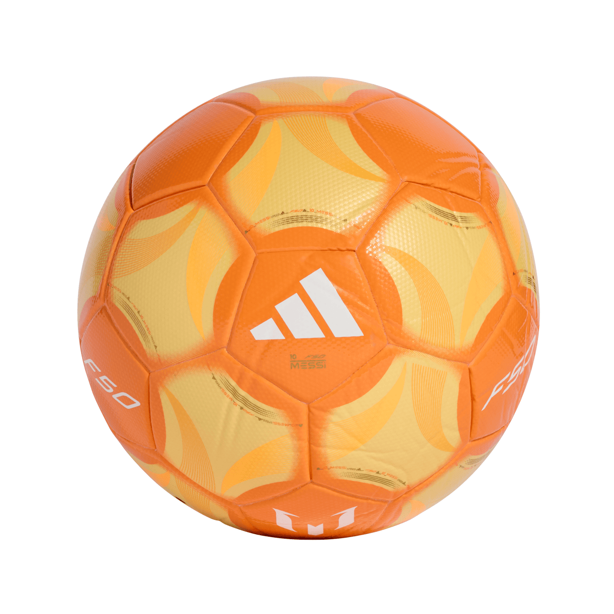 adidas Messi League Soccer Ball - Orange/White