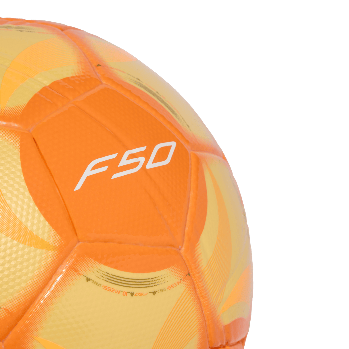 adidas Messi League Soccer Ball - Orange/White