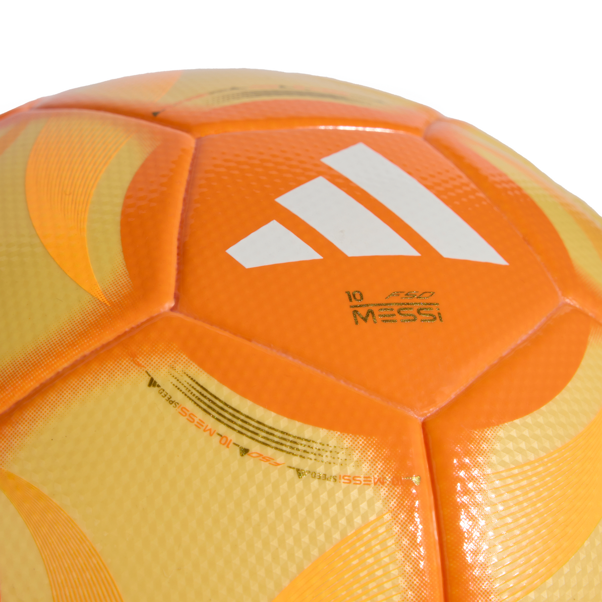 adidas Messi League Soccer Ball - Orange/White