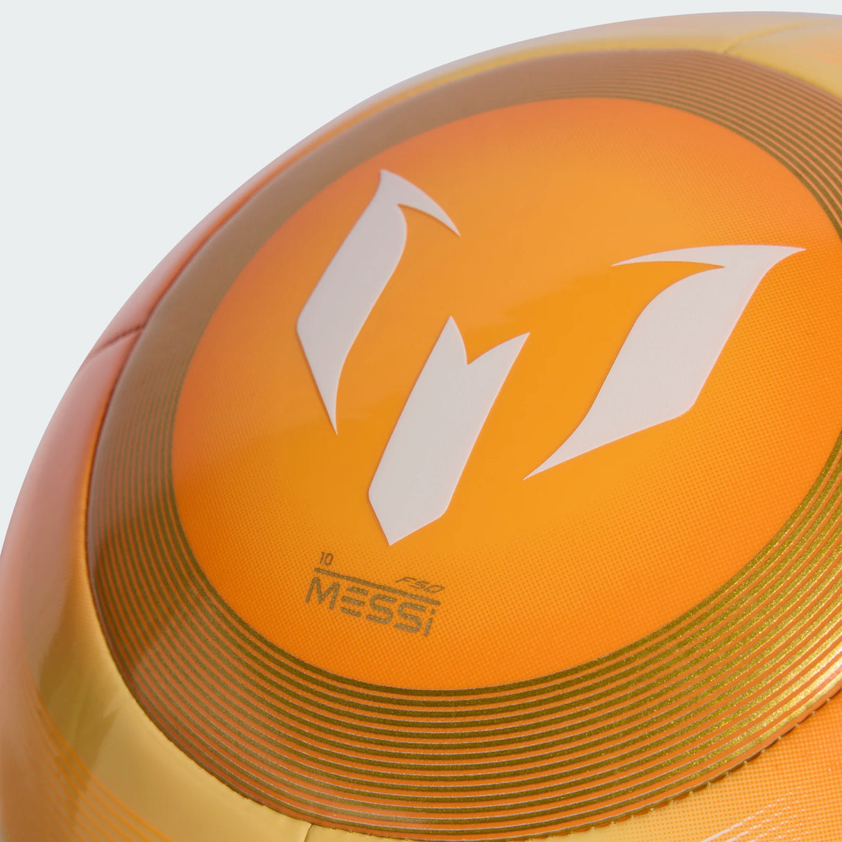 adidas Messi Club Soccer Ball - Orange/White