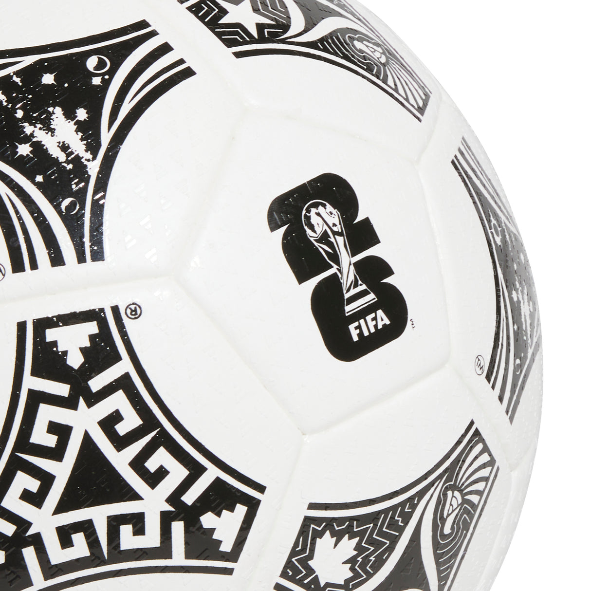 adidas Fifa World Cup Trionda Mash UP Pro Soccer Ball 2026- White/Black