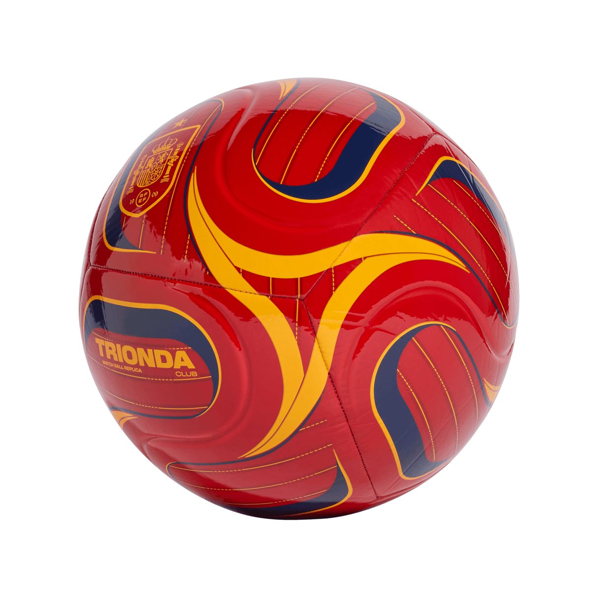 adidas Trionda Spain Home Club Soccer Ball - Red/Yellow
