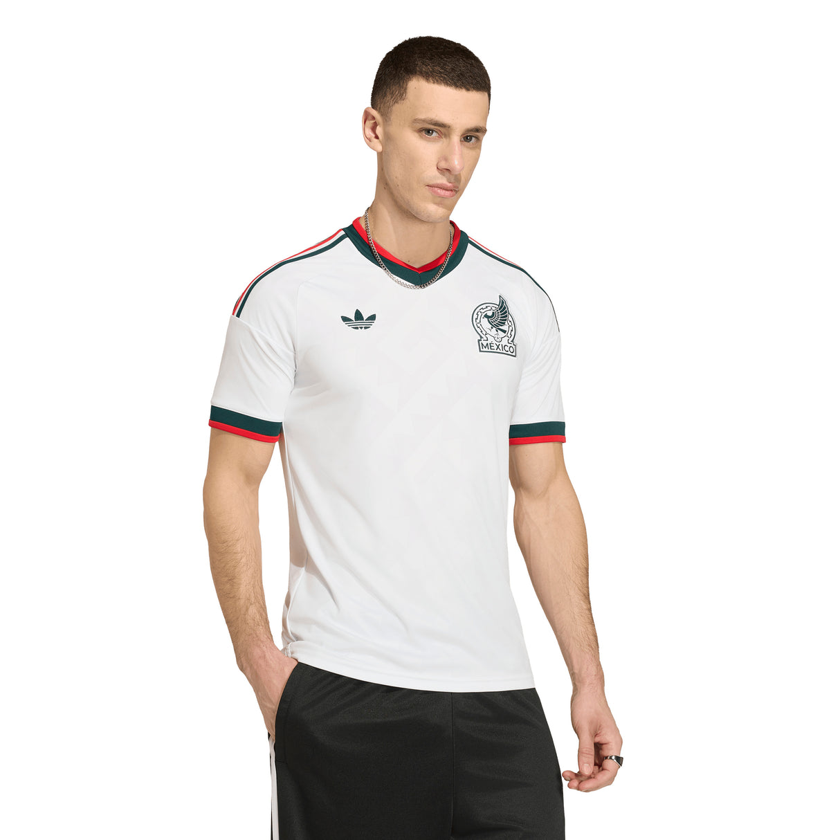 adidas Mexico Away Men's Soccer Jersey 2026 - White