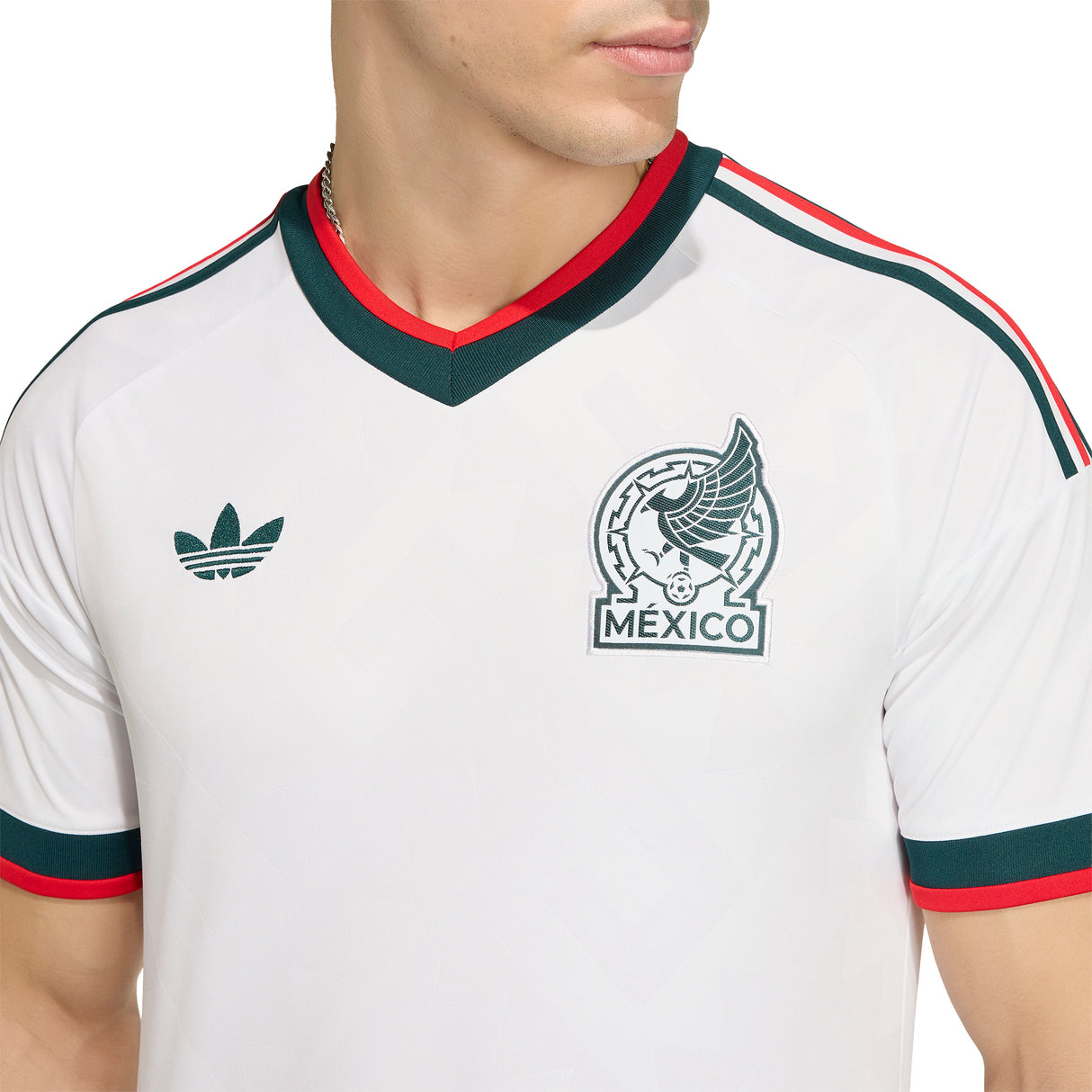 adidas Mexico Away Men's Soccer Jersey 2026 - White