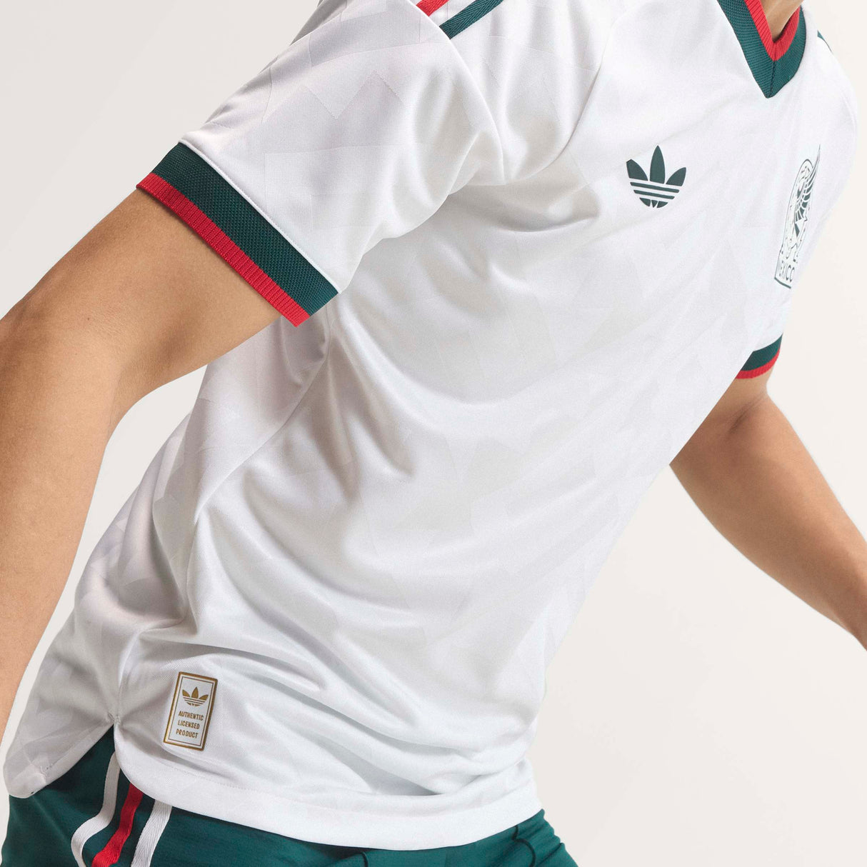 adidas Mexico Away Authentic Men's Soccer Jersey 2026 - White