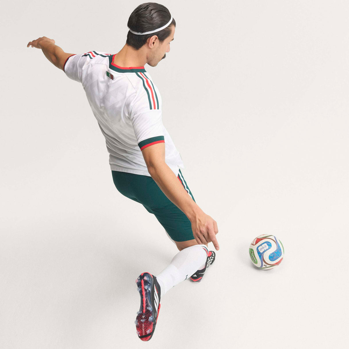 adidas Mexico Away Authentic Men's Soccer Jersey 2026 - White