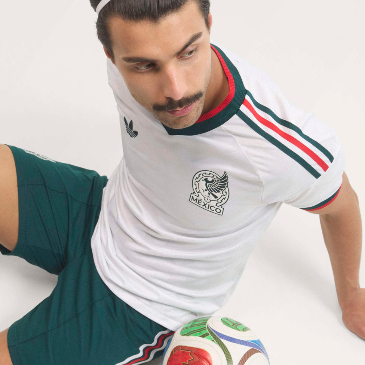 adidas Mexico Away Authentic Men's Soccer Jersey 2026 - White