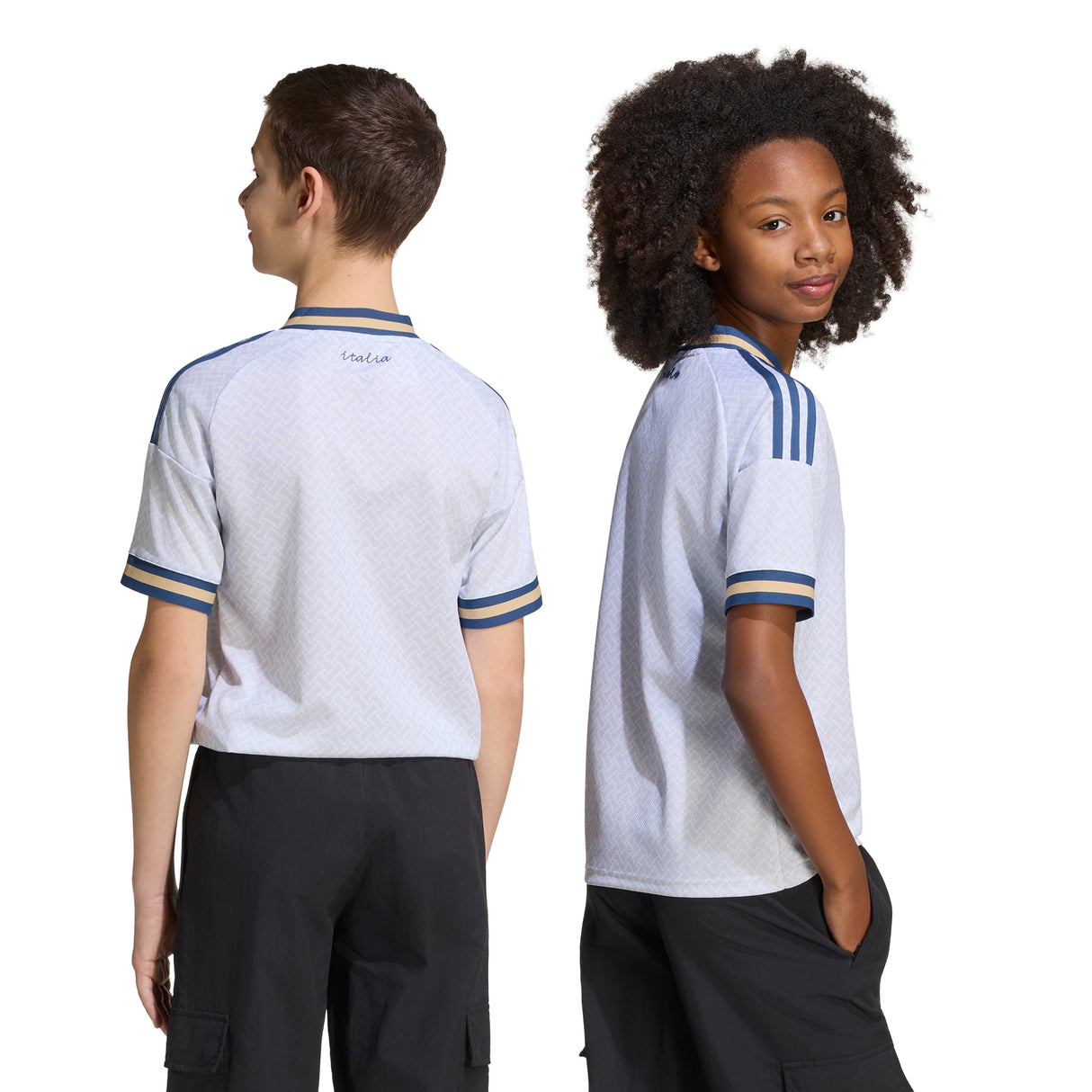 Camiseta de Fútbol de Visita Italia adidas para Jóvenes 2026 - Azul