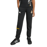 adidas Real Madrid Avengers Youth Soccer Tracksuit Bottoms - Black
